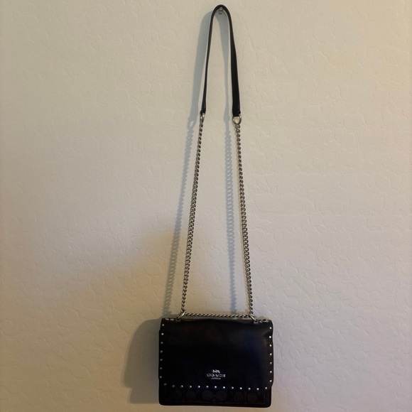 Coach Klara black studded cross body bag - Picture 4 of 13